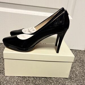 Coach Glossy Black Heels